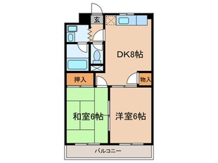 サンテラス司の物件間取画像